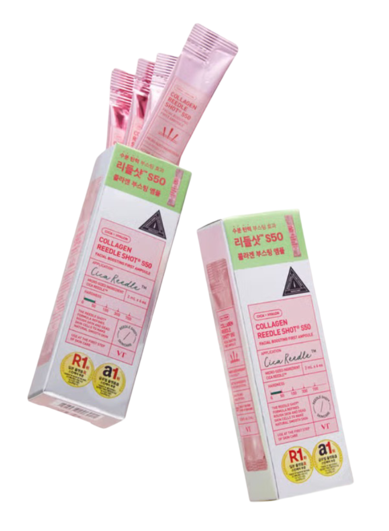 VT Collagen Reedle Shot S%) Facial Boosting Ampoule 2ml x 6ea